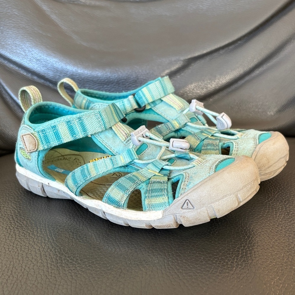 Keen Kids Seacamp Sandals Teal Size 4
